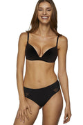 Biustonosz push up Biustonosz Push-up Model Ines PU-747 157866 Black - Kinga 