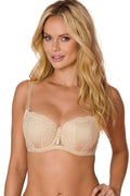   Biustonosz Balconetka Model VB-118 Beige - Vena 
