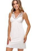  Koszulka nocna Koszula Nocna Model Elizabeth 236905 Ecru - Donna 