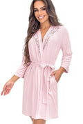  Szlafrok Damski Model Sonia 231622 Powder Pink - Donna 