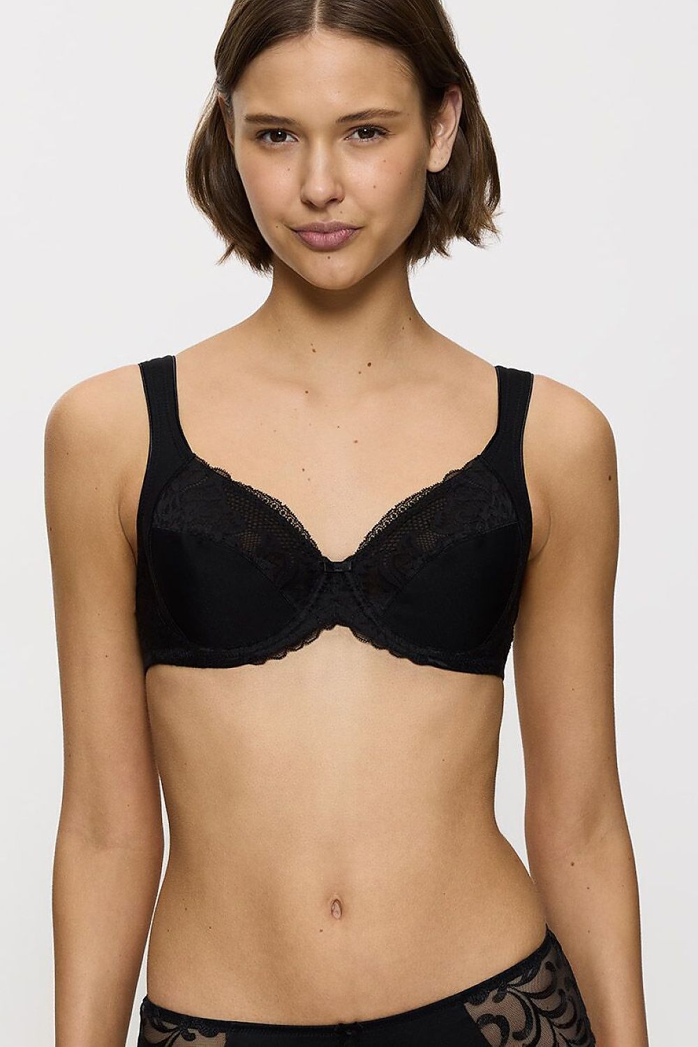  Biustonosz Soft Model Modern Lace+Cotton W02 10213069-0004 212725 Black - Triumph 