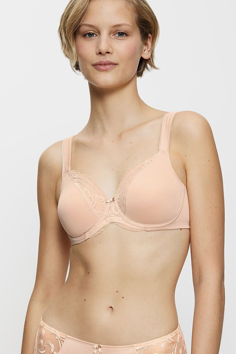  Biustonosz Soft Model Modern Lace+Cotton 10207538-00EP 212719 Cielisty - Triumph 