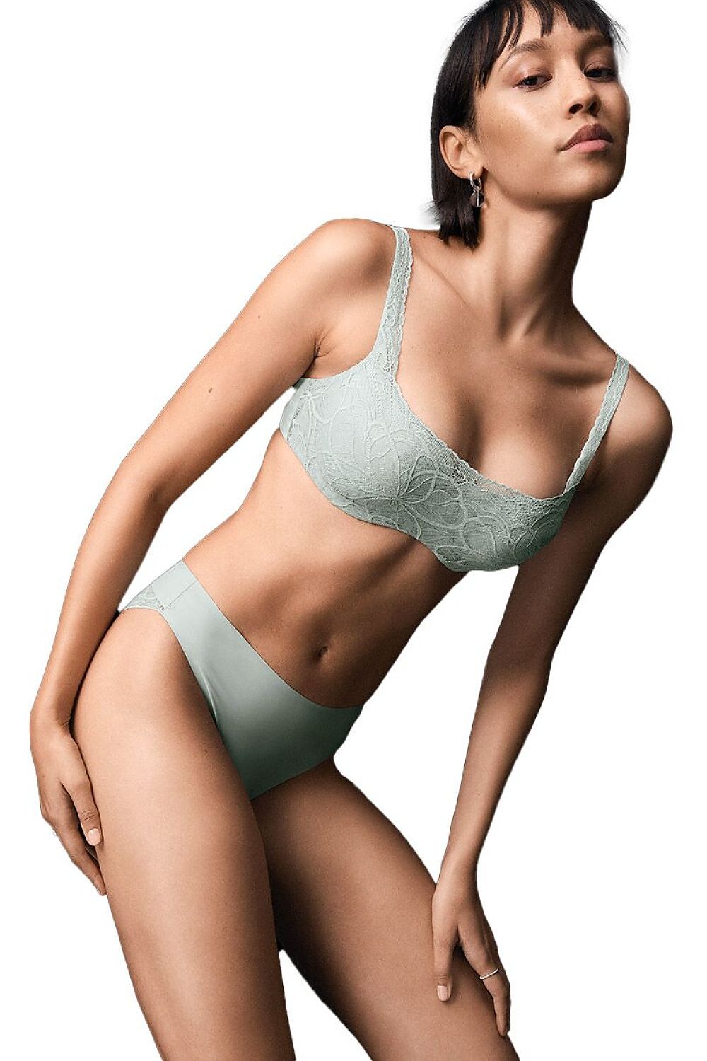  Figi Model Body Make-Up Illusion Lace Highleg Tai 10219711-7329 195566 Pistacja - Triumph 