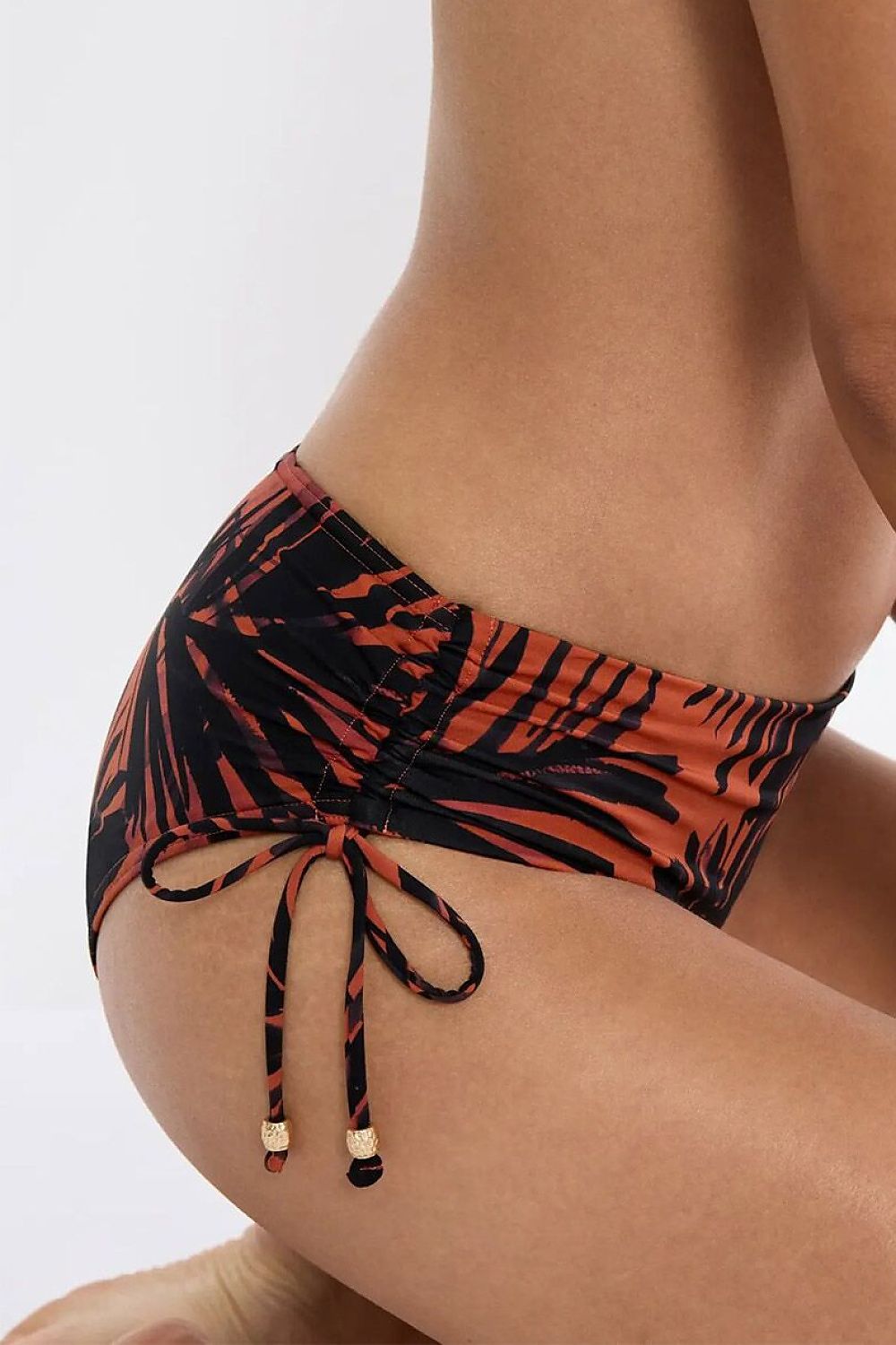  Kostium dwuczęściowy Figi Kąpielowe Model Summer Palm 10227208-M004 232516 Brown/Black - Triumph 
