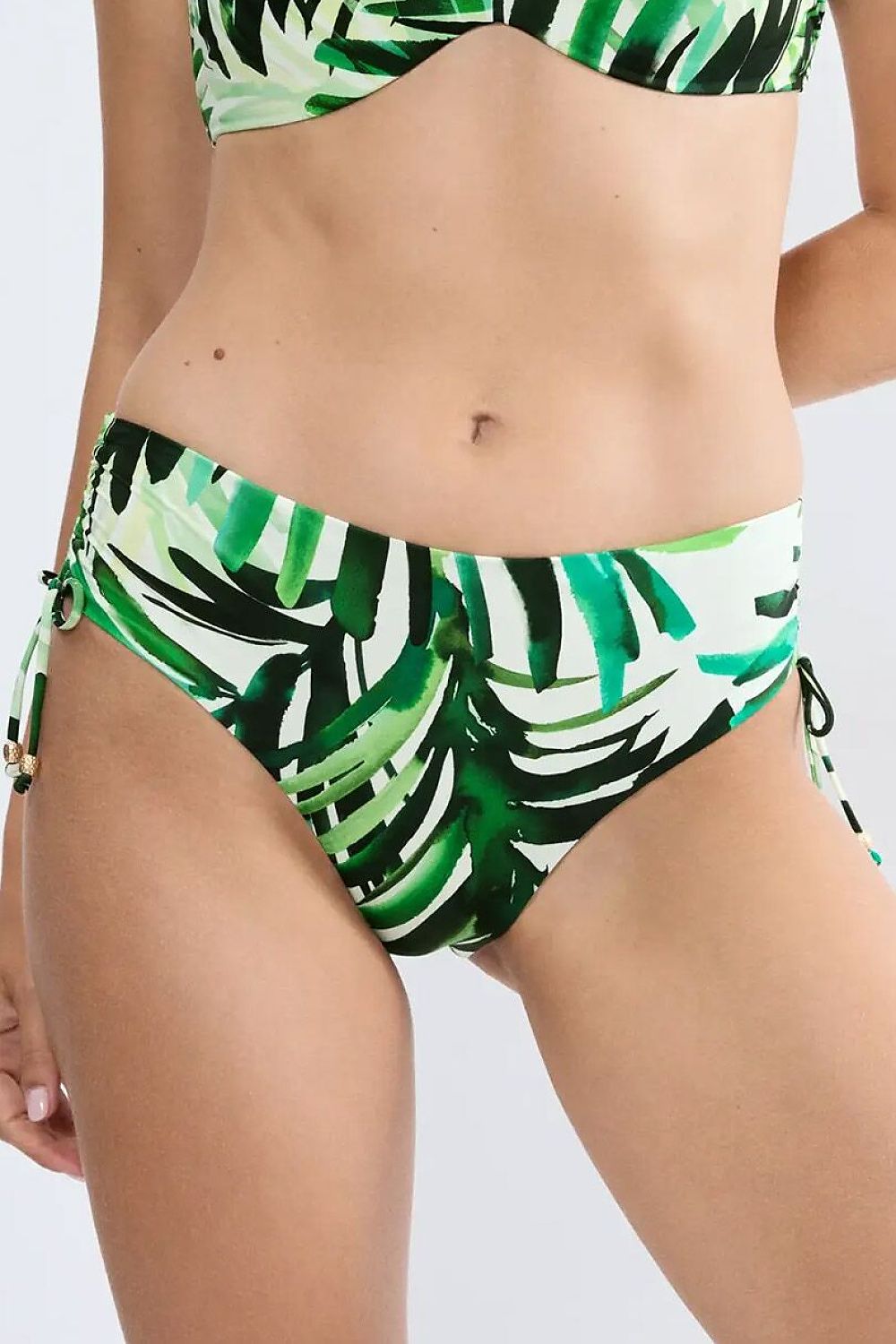  Kostium dwuczęściowy Figi Kąpielowe Model Summer Palm 10227208-0031 232510 Green/White - Triumph 