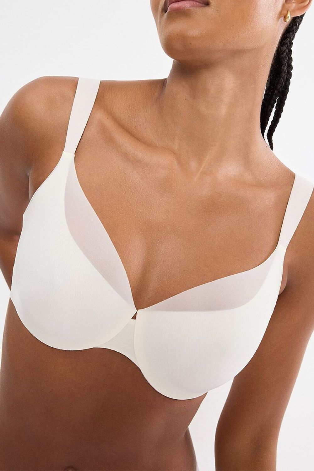  Biustonosz push up Biustonosz minimizer Model BMU Illusion Curve W01 10224856-1595 231127 Ecru - Triumph 
