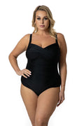  Jednoczęściowy strój kąpielowy Kostium Kąpielowy Model Model 507/1 Black - Barontex 