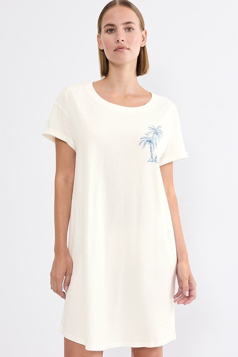  Koszulka nocna Koszula Nocna Model Nightdresses 10221117-00GZ 230947 Ecru - Triumph 