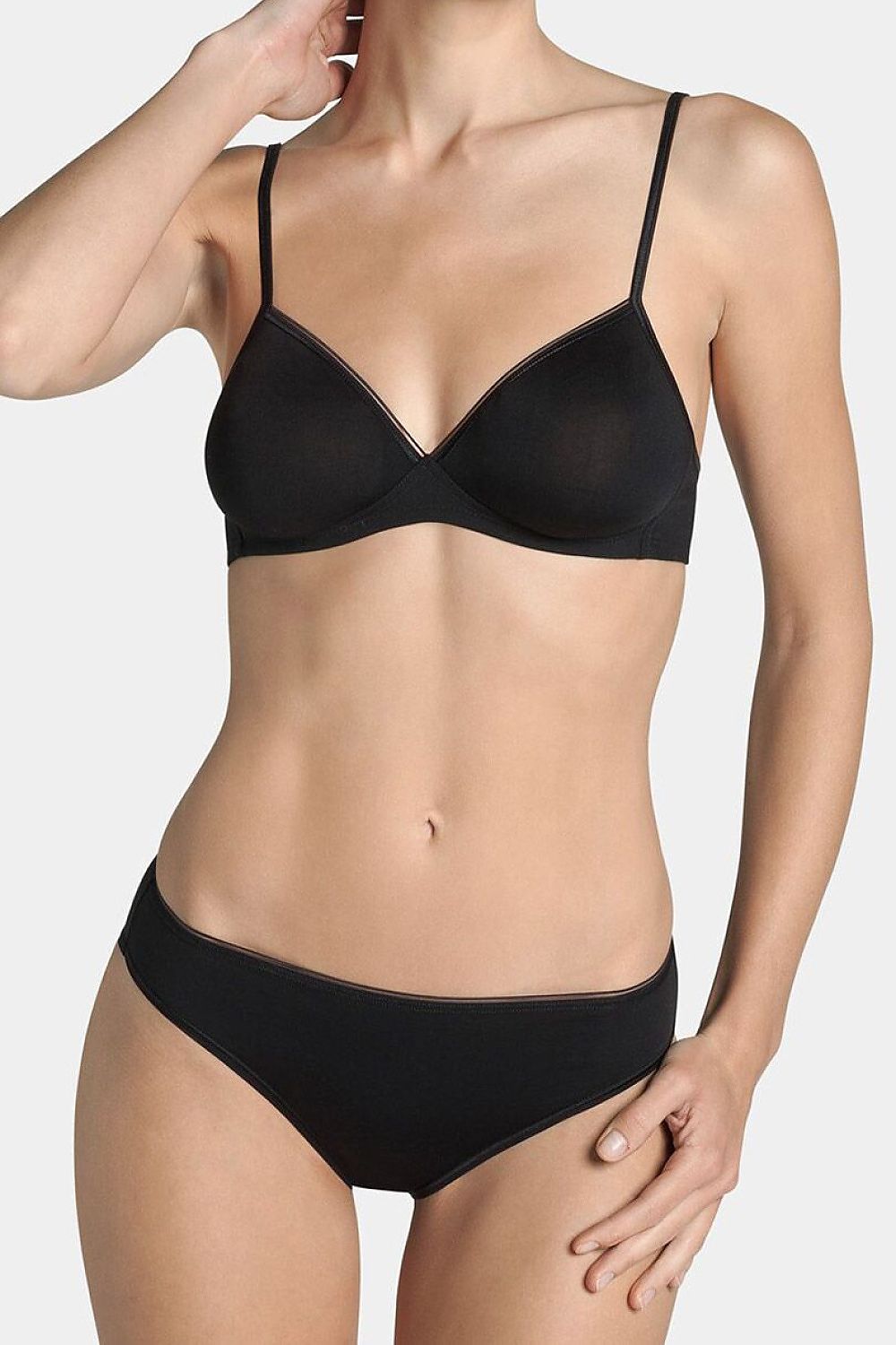  Figi Model Feel Sensational Tai 10143034-0004 211132 Black - Sloggi 