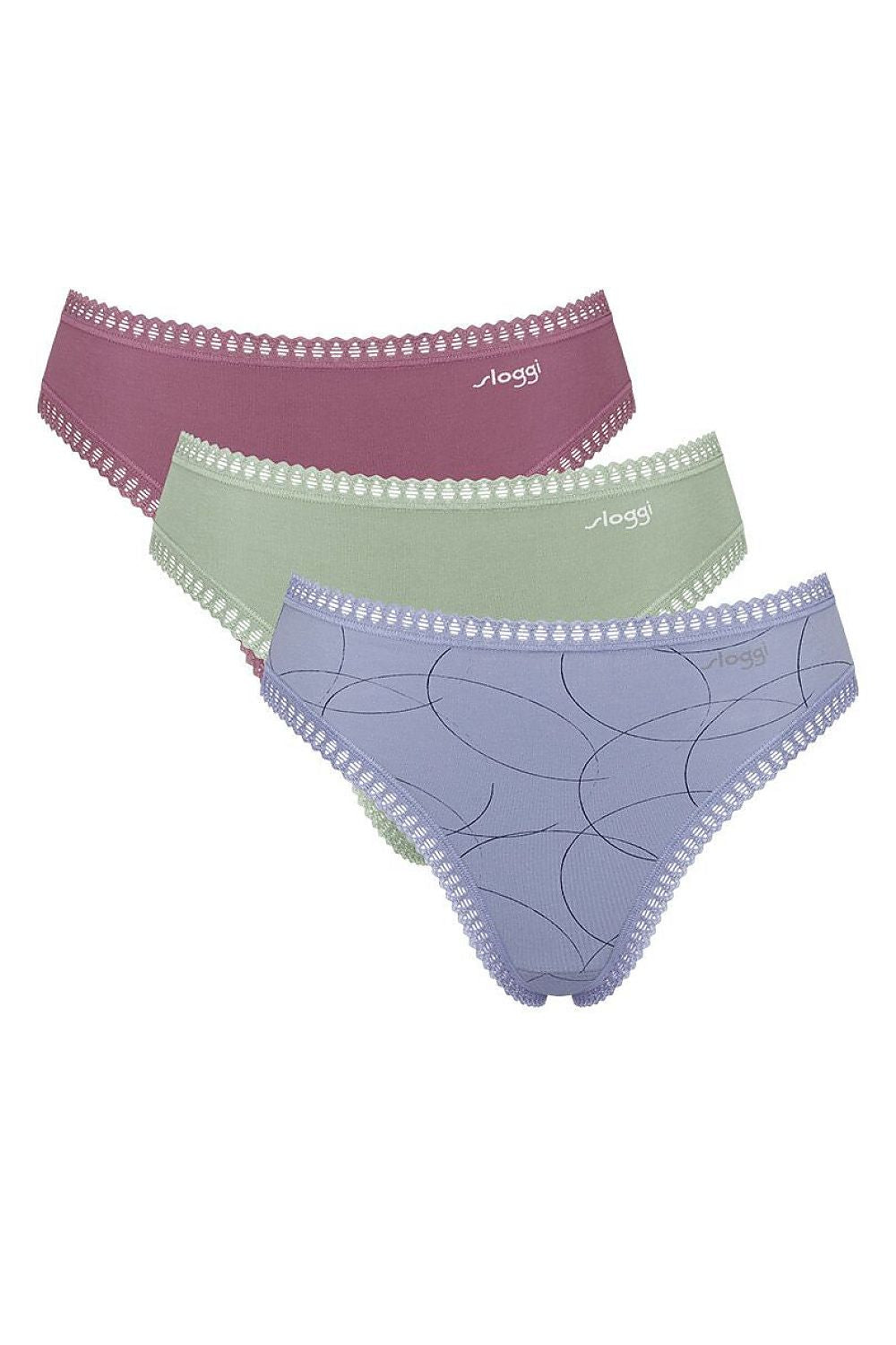  Figi Komplet Model Go Crush High Leg 10219672-V008 3pack 211969 Multicolor - Sloggi 