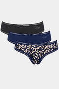  Figi Komplet Model Go Crush Hipster 10219671-M008 3pack 191704 Navy/Wzór - Sloggi 