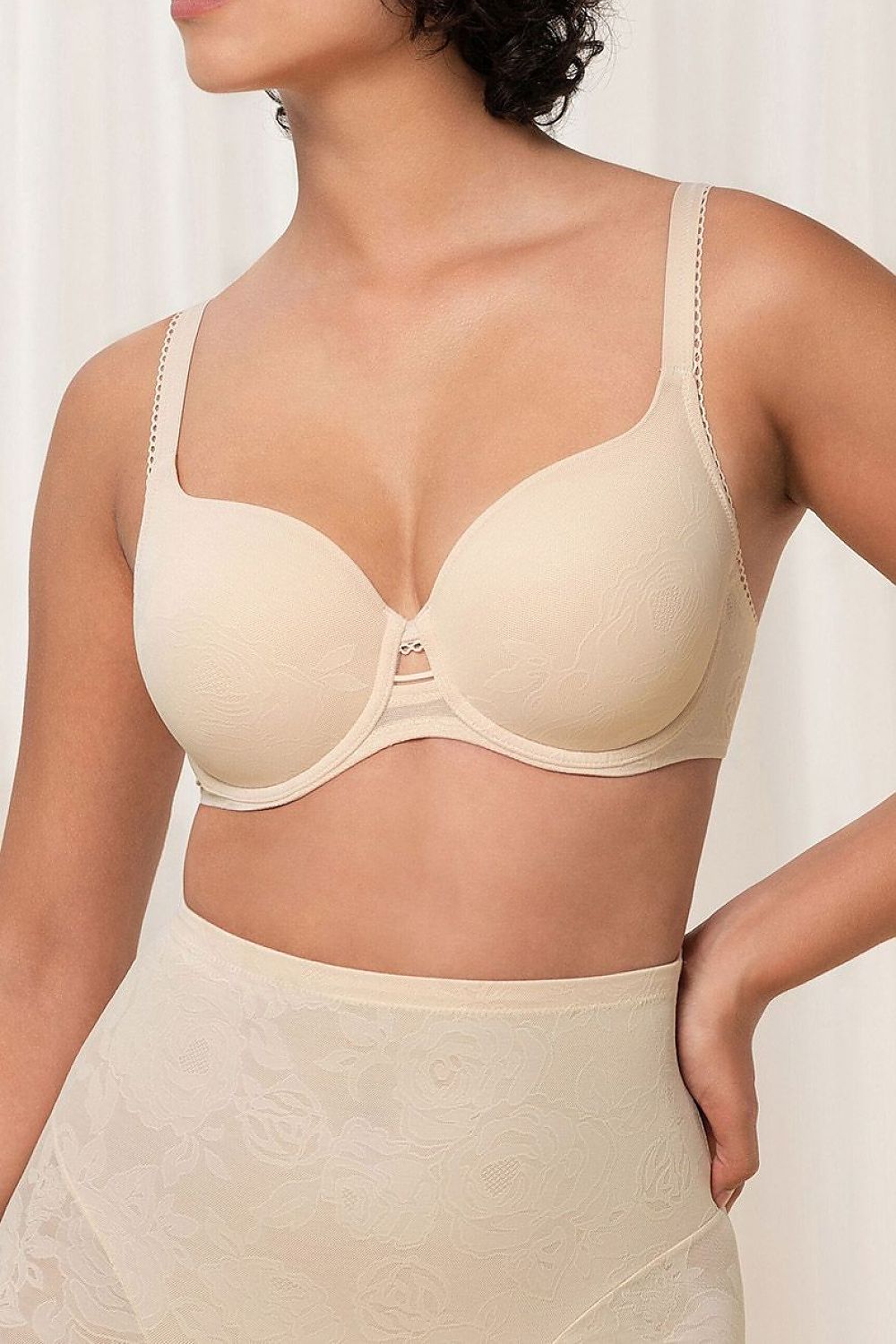  Biustonosz push up Biustonosz Modelujący Model Wild Rose Sensation 10205990-00NZ 186250 Beige - Triumph 