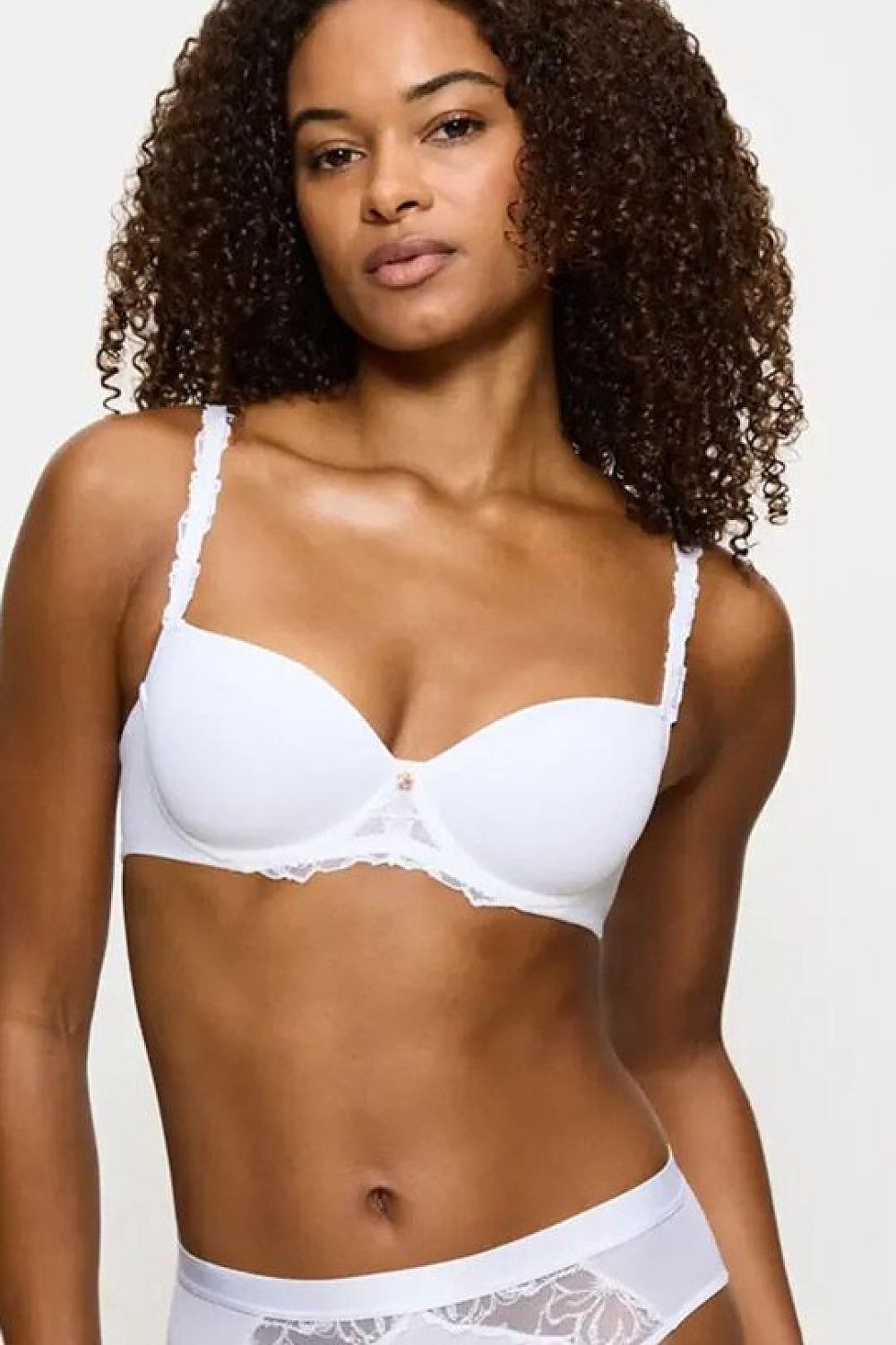  Biustonosz push up Biustonosz Usztywniany Model Wild Azalea Florale WHP 10219858-0003 225918 White - Triumph 