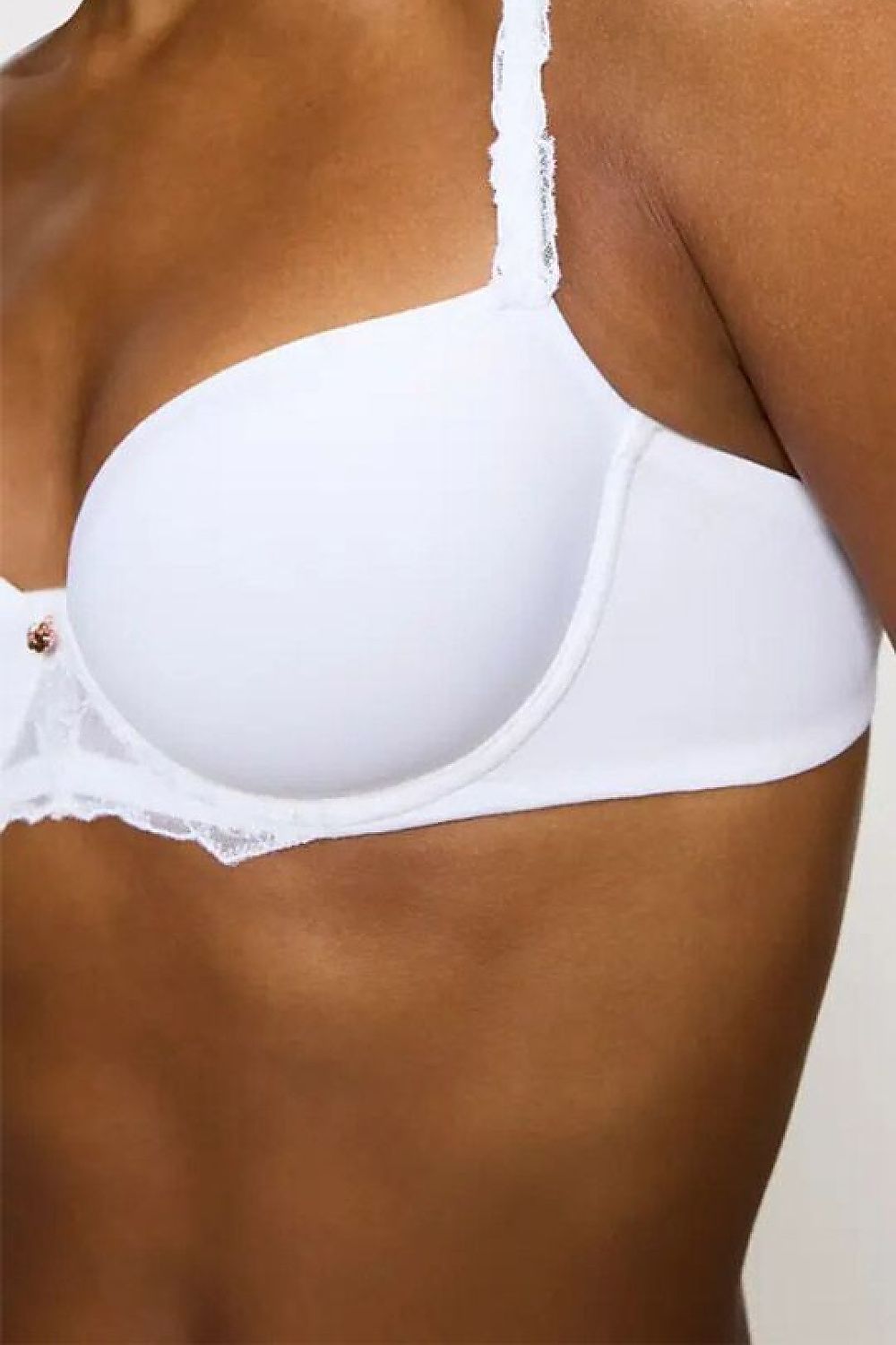  Biustonosz push up Biustonosz Usztywniany Model Wild Azalea Florale WHP 10219858-0003 225918 White - Triumph 