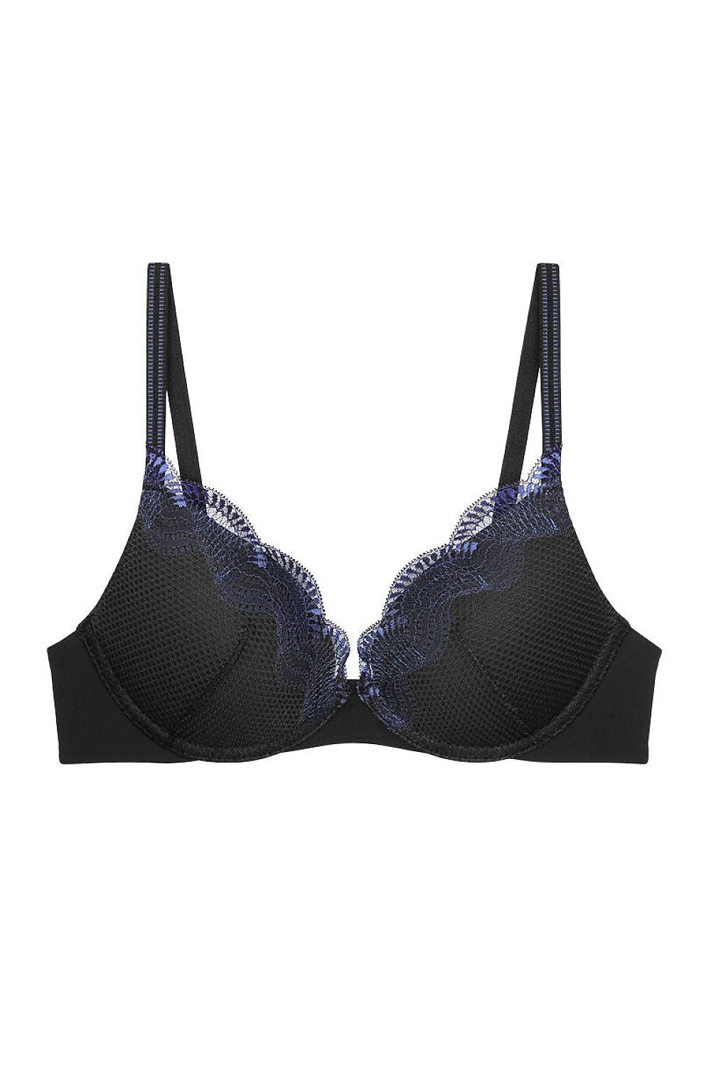  Biustonosz push up Biustonosz Push-up Model Comfort Glam WHU 10224965-0004 215844 Black/Navy - Triumph 