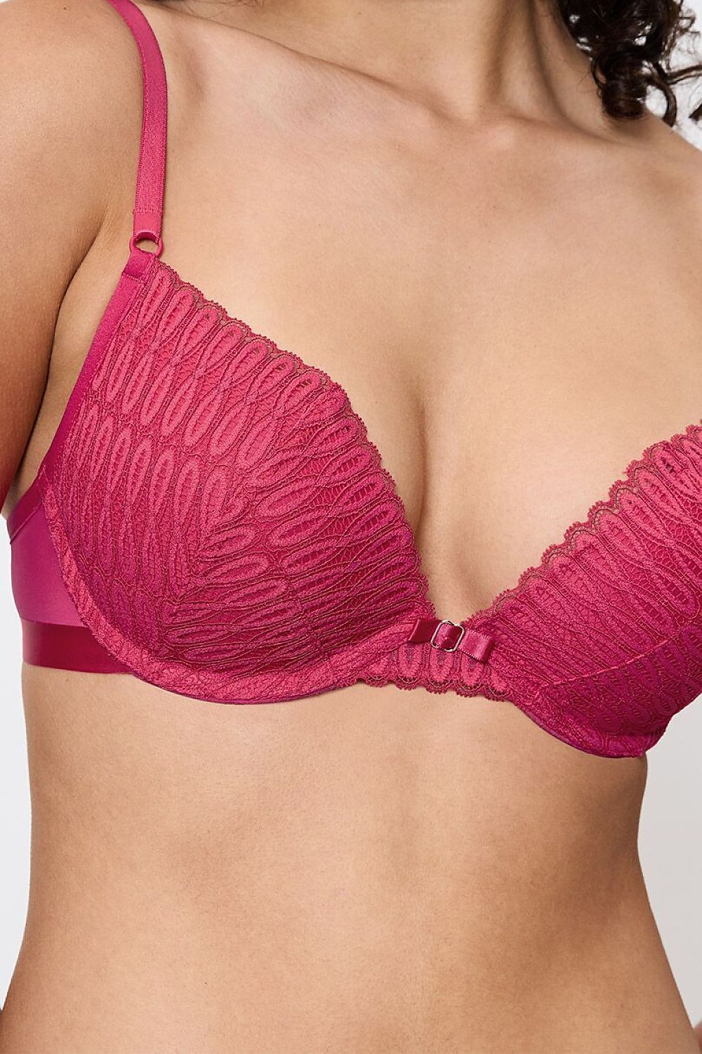  Biustonosz push up Biustonosz Push-up Model Aura Spotlight 10216452-6653 214641 Intensywny Róż - Triumph 