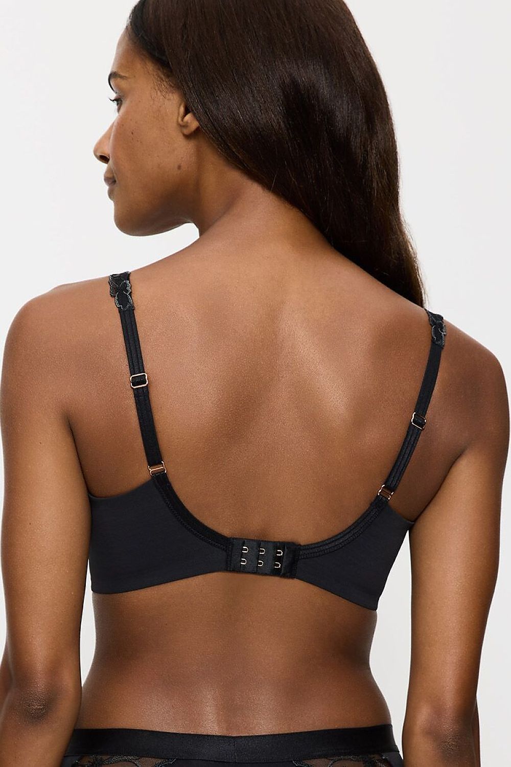  Biustonosz push up Biustonosz minimizer Model Wild Azalea Florale W01 10219852-0004 205702 Black - Triumph 
