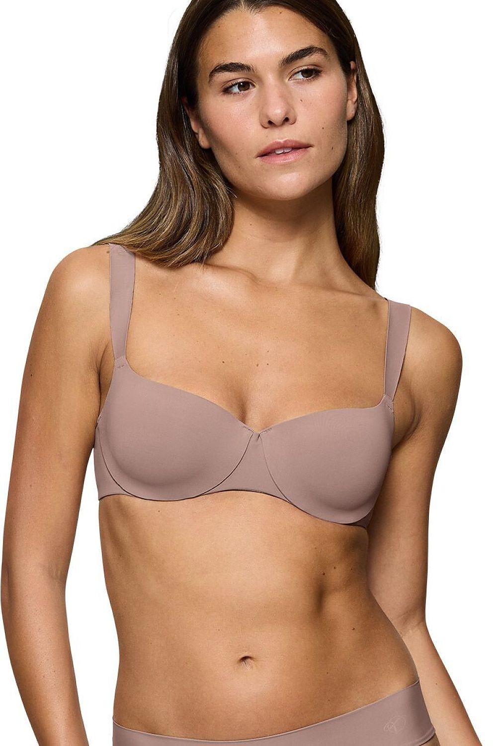   Biustonosz balconette Model Body Make-Up Illusion 10217849-00ZE  198970 Cacao - Triumph 
