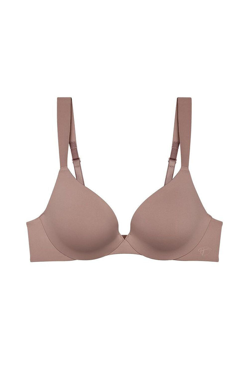  Biustonosz push up Biustonosz Usztywniany Model Body Make-Up Illusion 10217848-00ZE 196186 Cacao - Triumph 