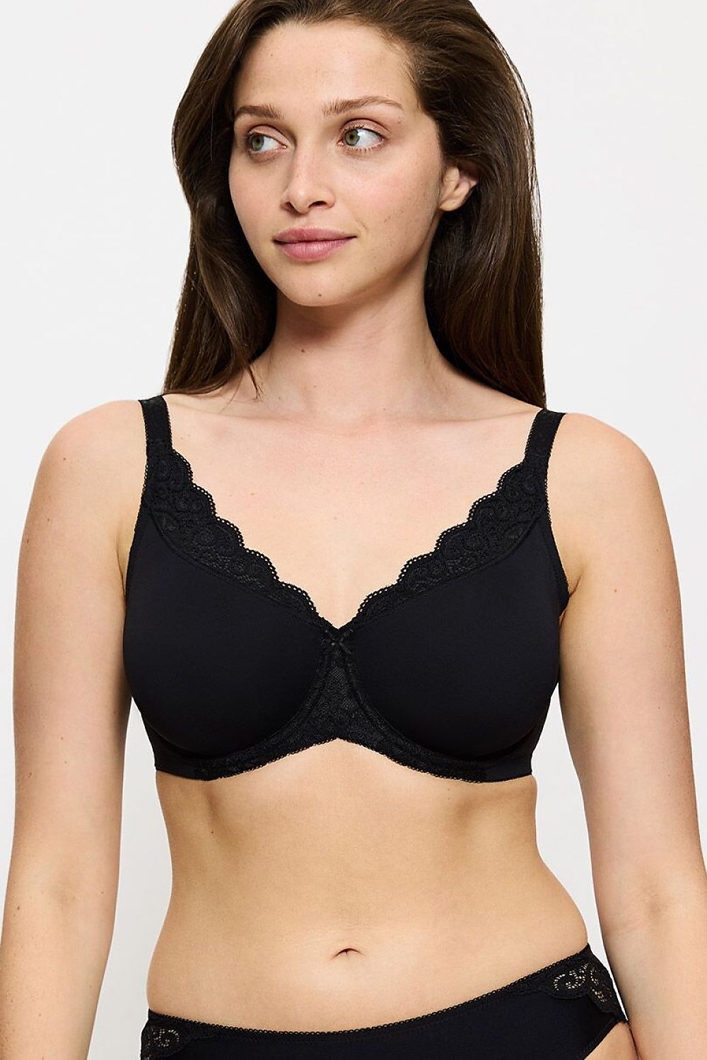  Biustonosz Soft minimizer Model Amourette W01 10210670-0004 190277 Black - Triumph 