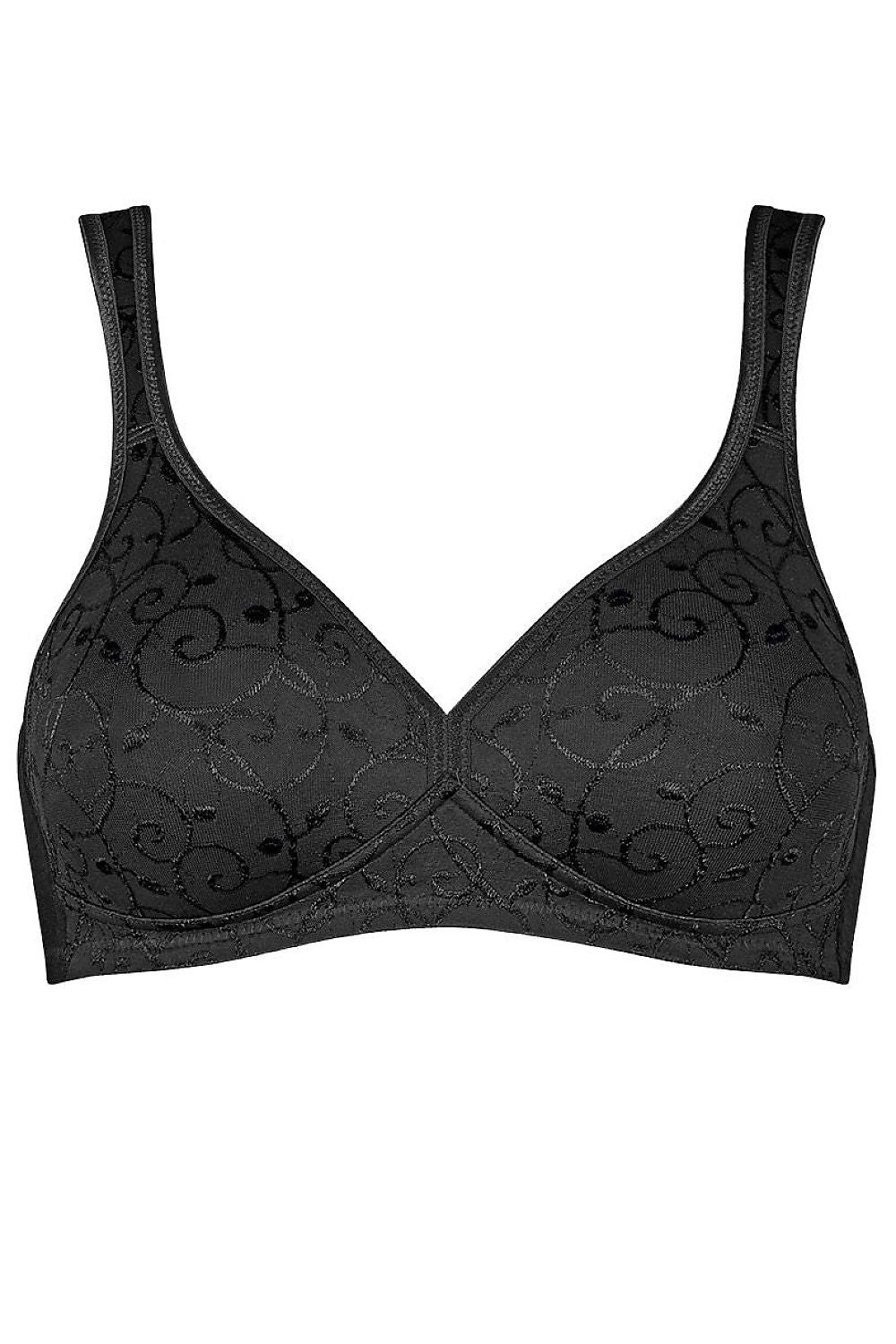  Biustonosz Soft Model Elegant Cotton 10100175-0004 186262 Black - Triumph 