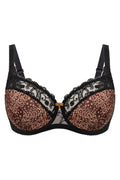  Biustonosz Soft Biustonosz Semi-Soft Model VB-473 Cynamon/Black - Vena 