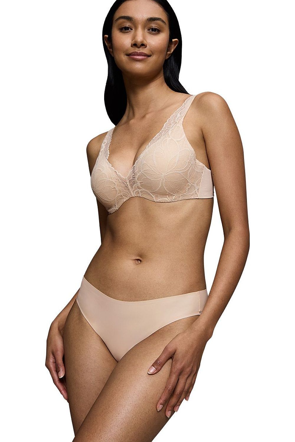  Figi Model Body Make-Up Illusion Lace Highleg Tai 10219711-00NZ 191613 Beige - Triumph 