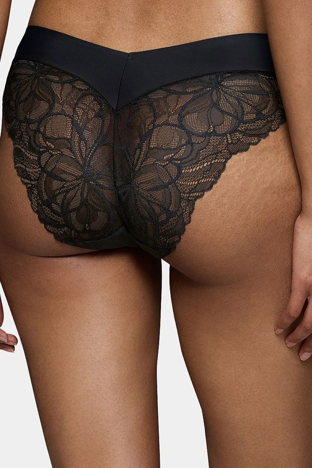  Figi Model Body Make-Up Illusion Lace Highleg Tai 10219711-0004 190977 Black - Triumph 