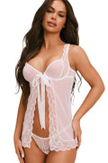   Komplet Babydoll Model Weddya Bride 237334 White - Obsessive 