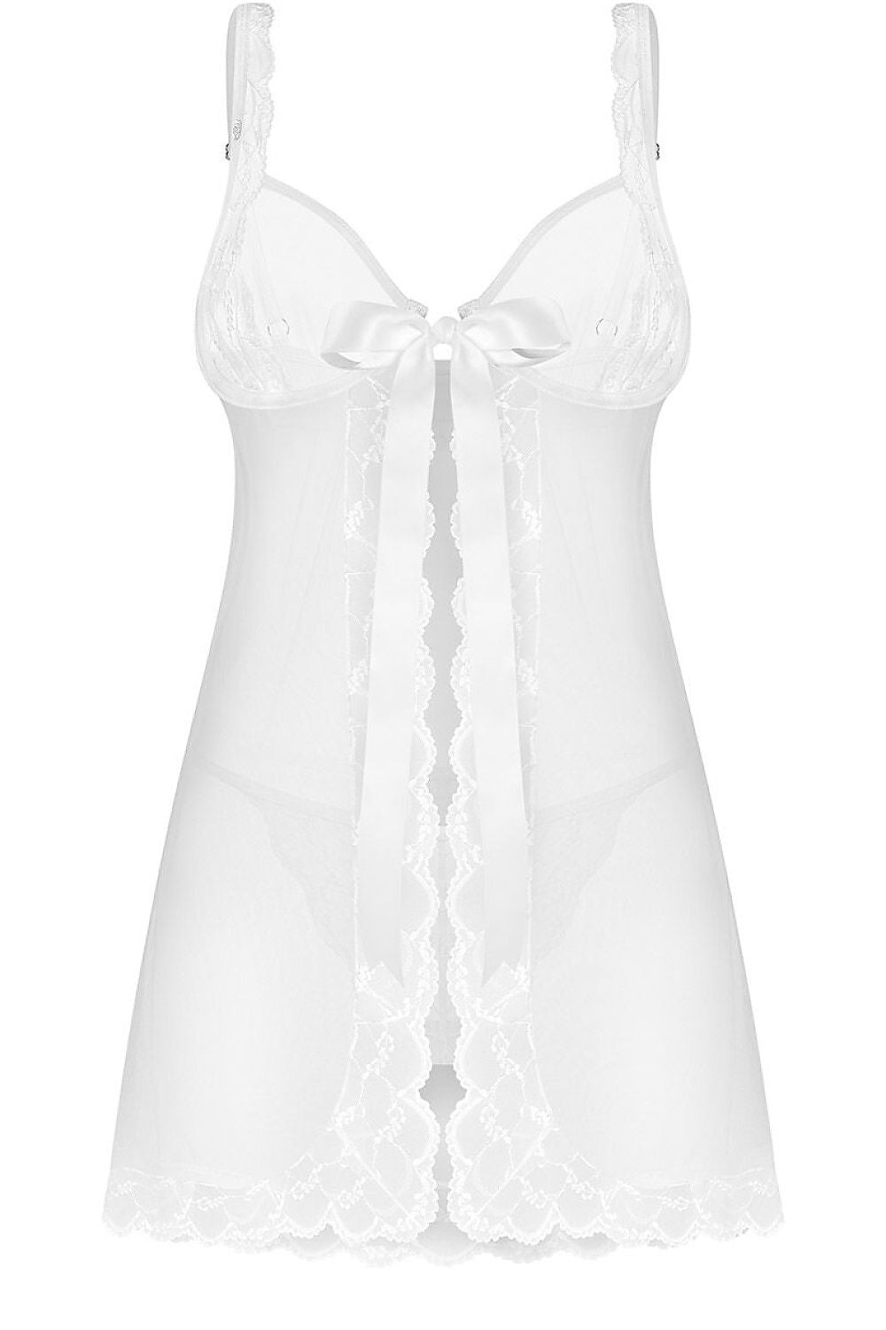   Komplet Babydoll Model Weddya Bride 237334 White - Obsessive 