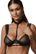   Biustonosz Soft Model Sylvane 236950 Black - Obsessive 