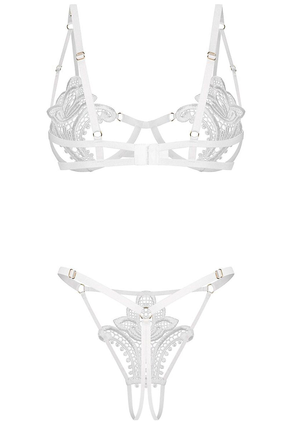   Komplet Model Luise Sublim 236233 White - Obsessive 