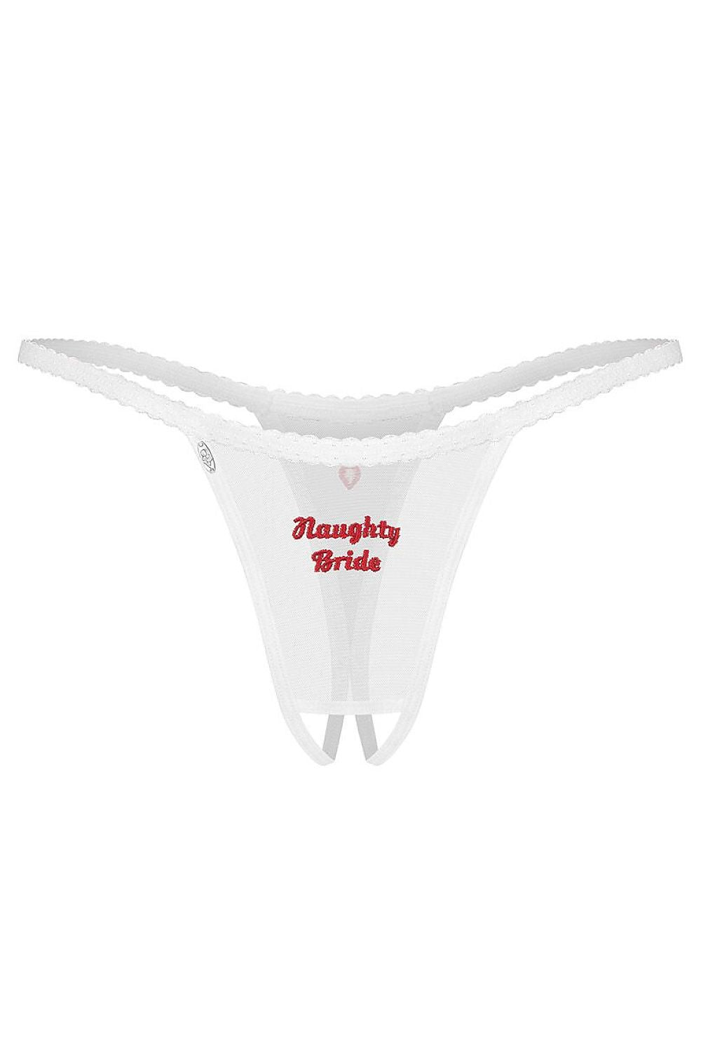   Stringi Model Bride Weddya Naughty 235930 White - Obsessive 