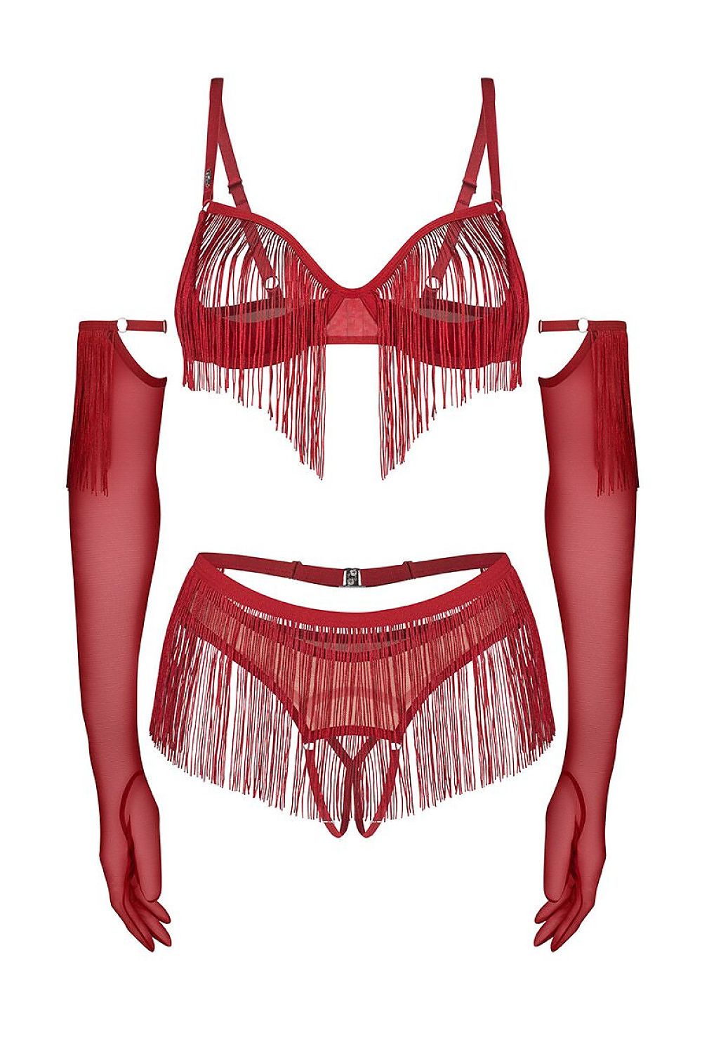   Komplet Model Rossay 234874 Red - Obsessive 