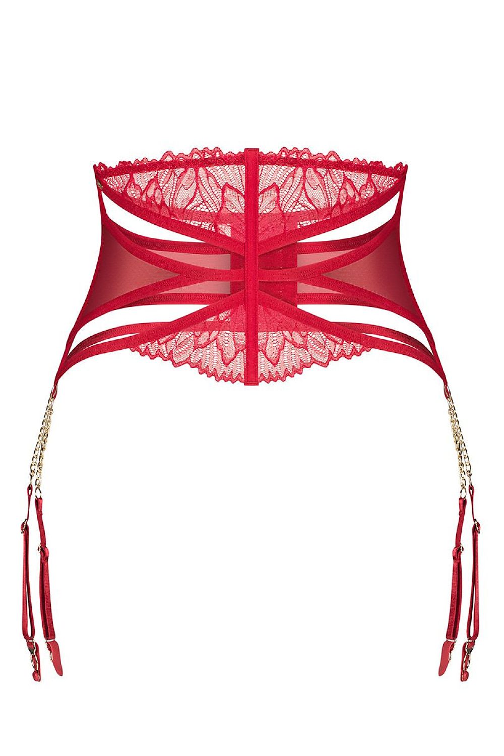   Pas do pończoch Model Matildea 218886 Red - Obsessive 