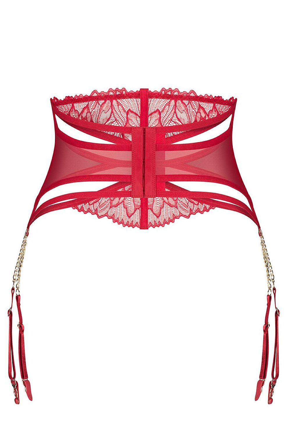   Pas do pończoch Model Matildea 218886 Red - Obsessive 