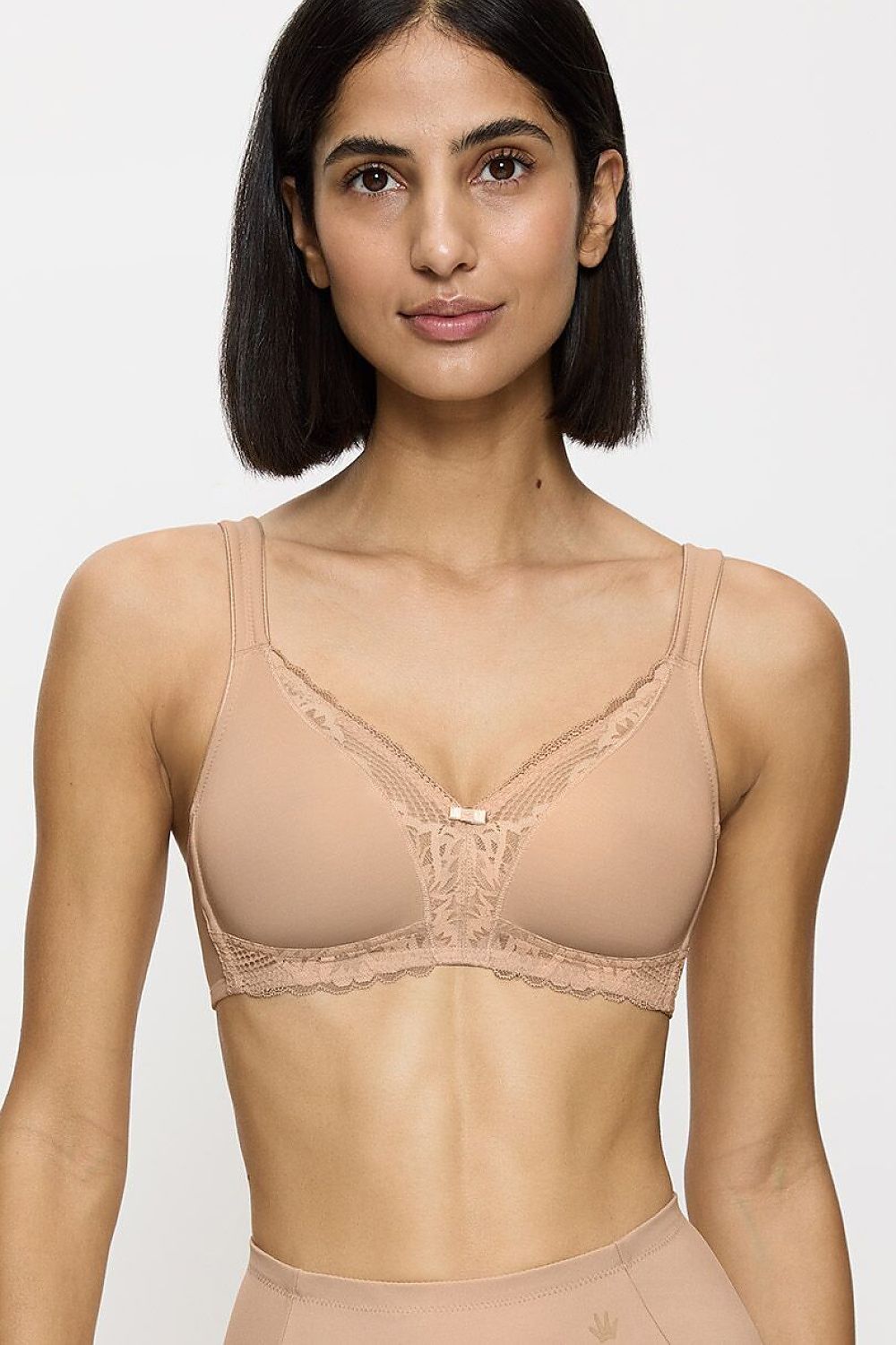  Biustonosz Soft Model Modern Lace+Cotton 10207539-00EP 212713 Cielisty - Triumph 
