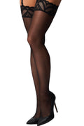   Pończochy Model Lecille 211816 Black - Obsessive 