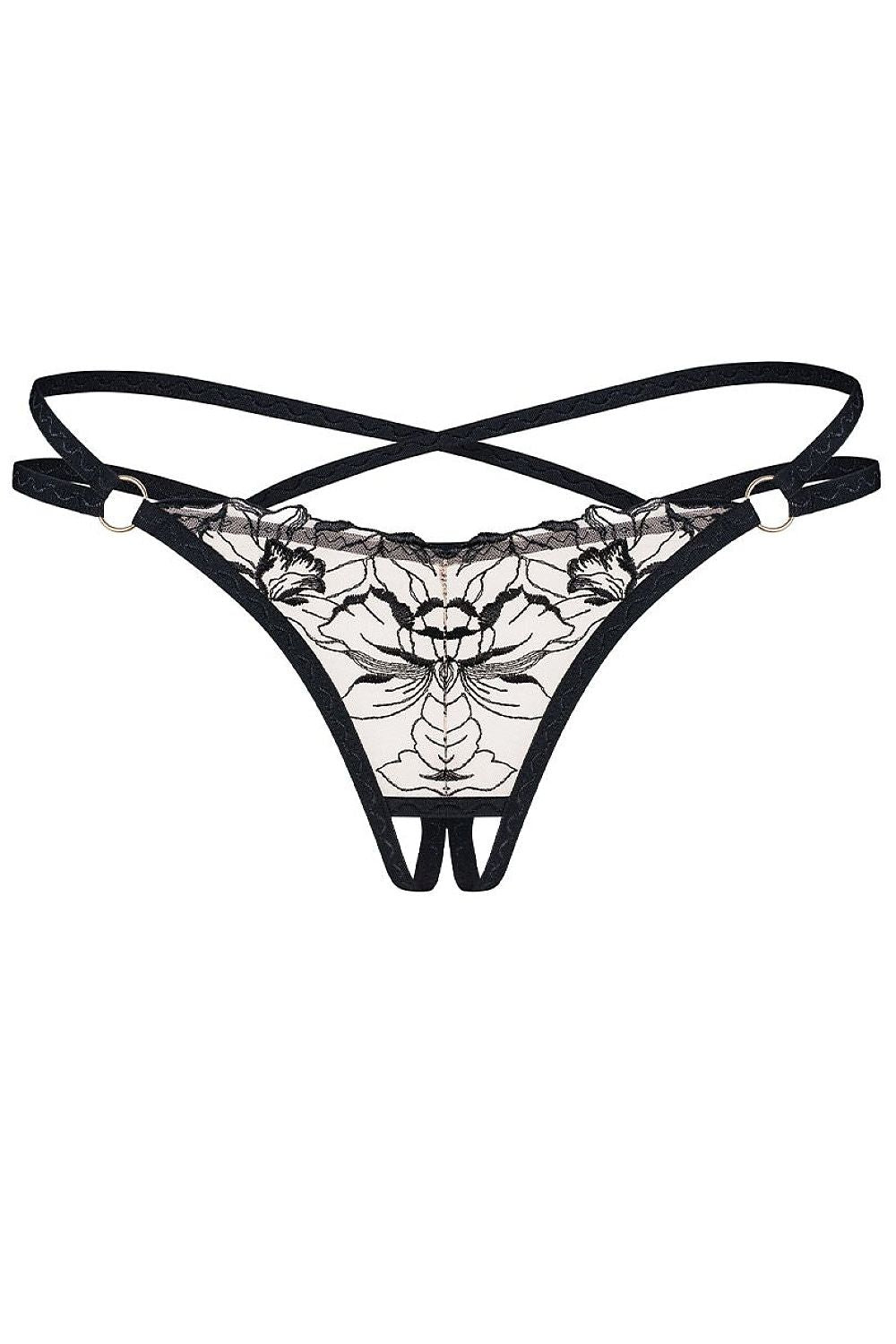   Stringi Model Vila Blanes 198106 Black Wzór - Obsessive 