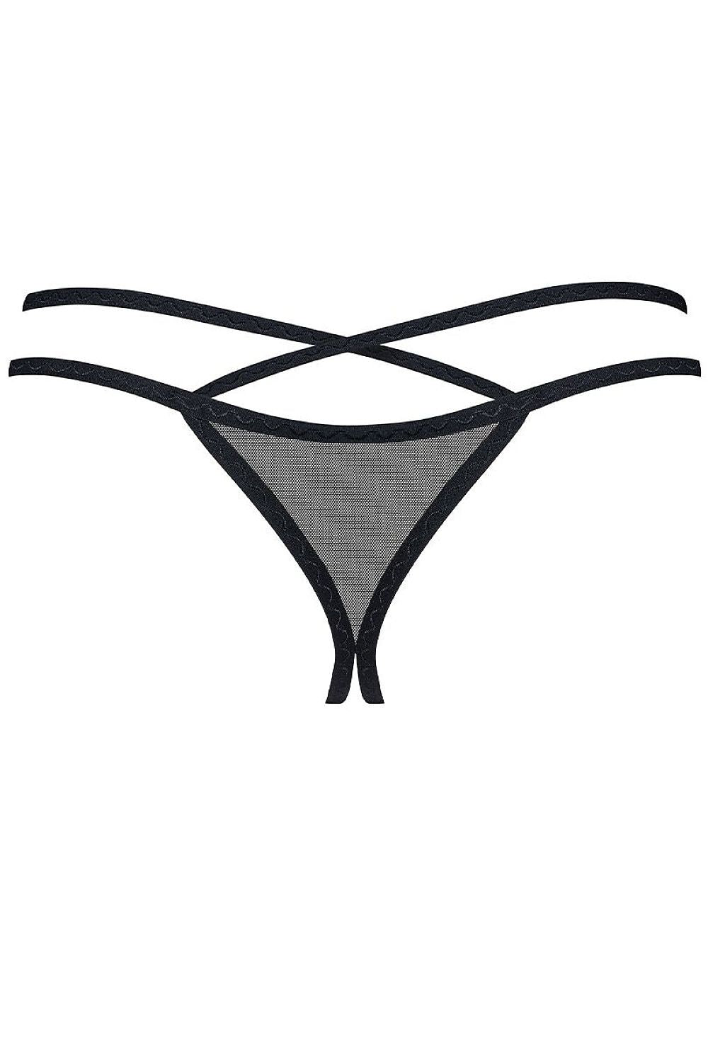   Stringi Model Vila Blanes 198106 Black Wzór - Obsessive 