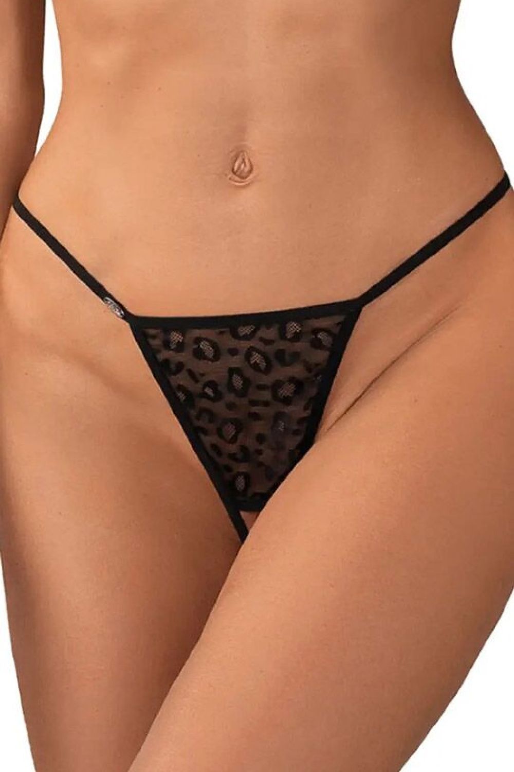   Komplet stringi Model Bianca 219942 Black - Obsessive 