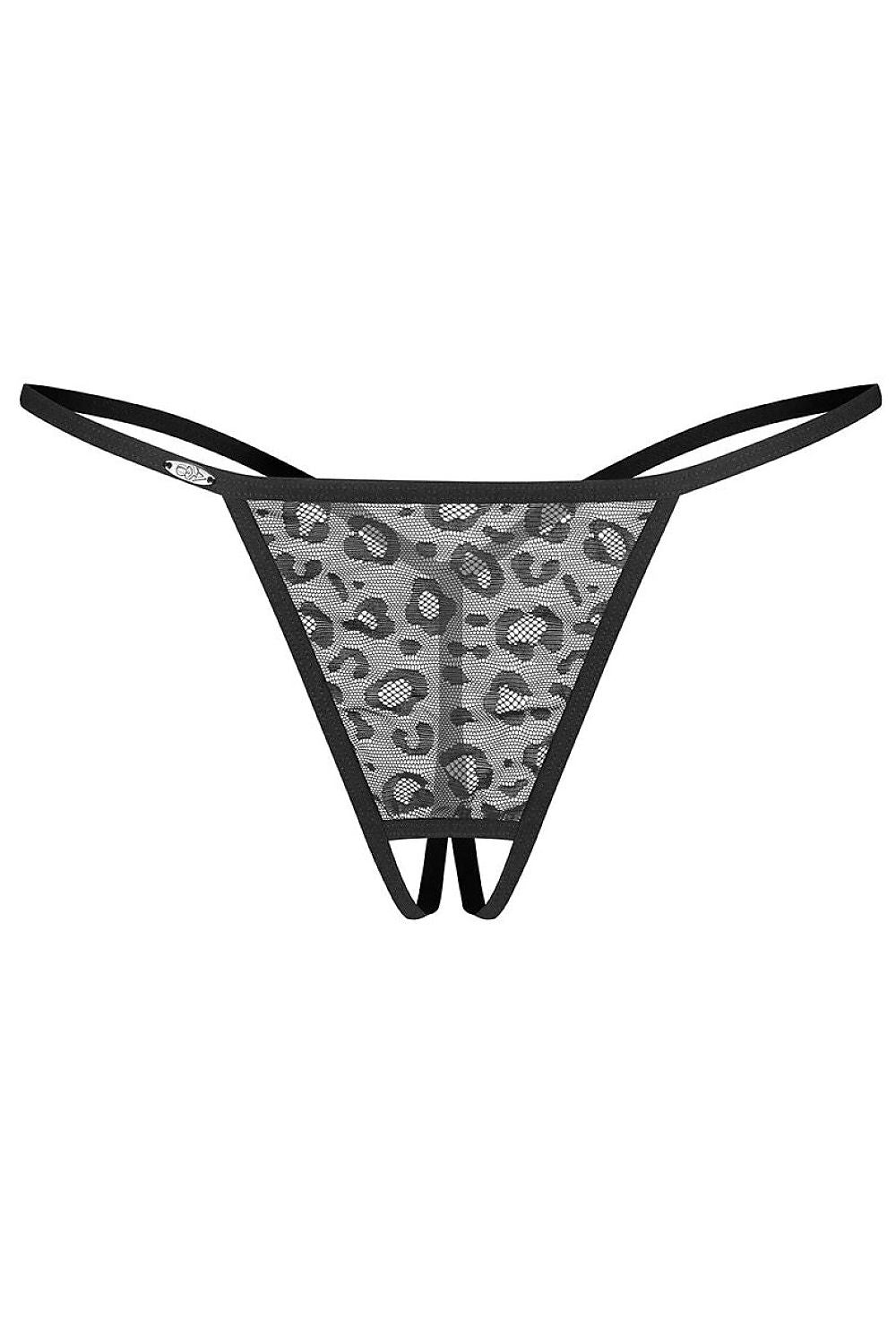   Komplet stringi Model Bianca 219942 Black - Obsessive 