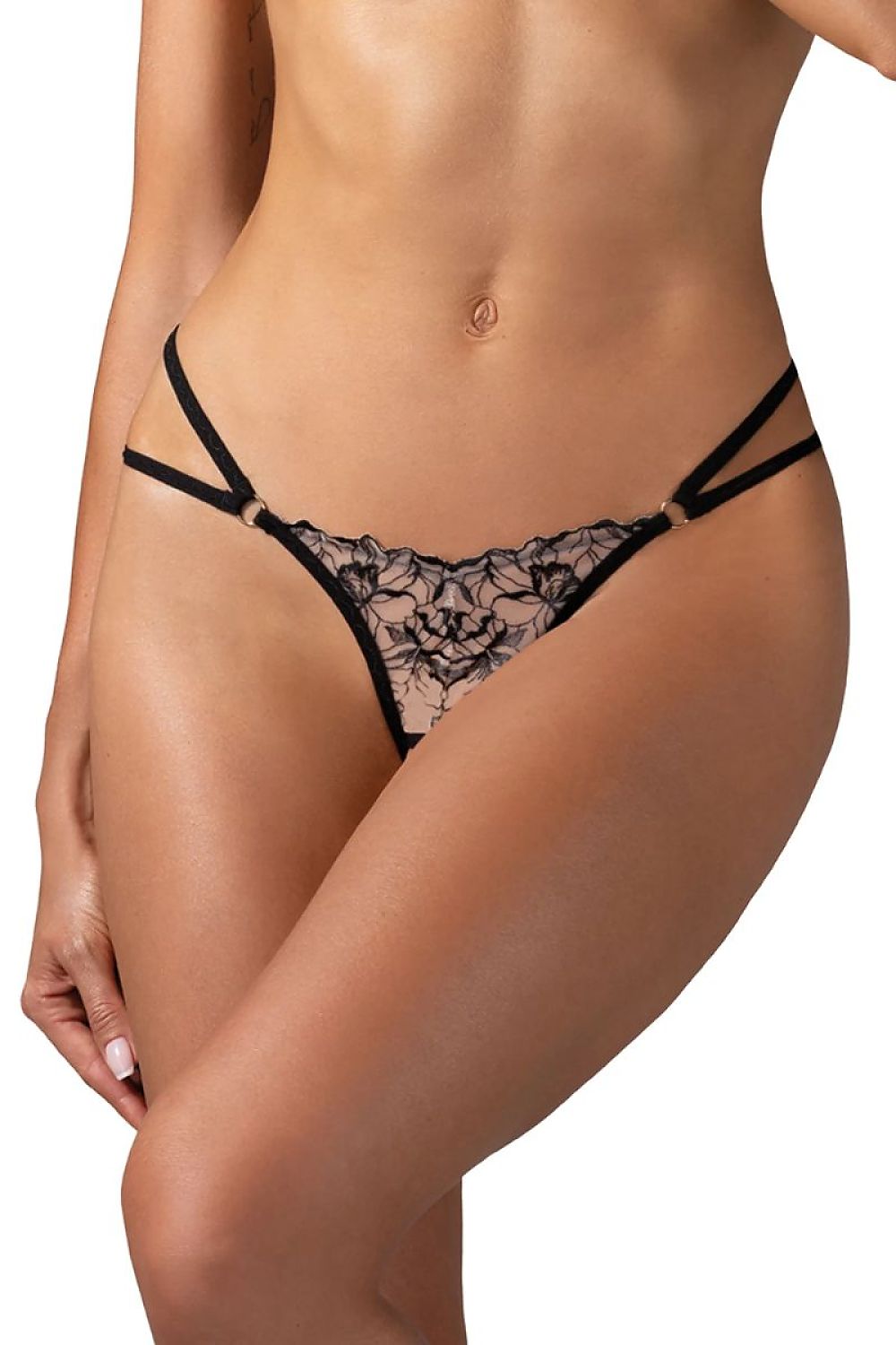   Stringi Model Vila Blanes 198106 Black Wzór - Obsessive 
