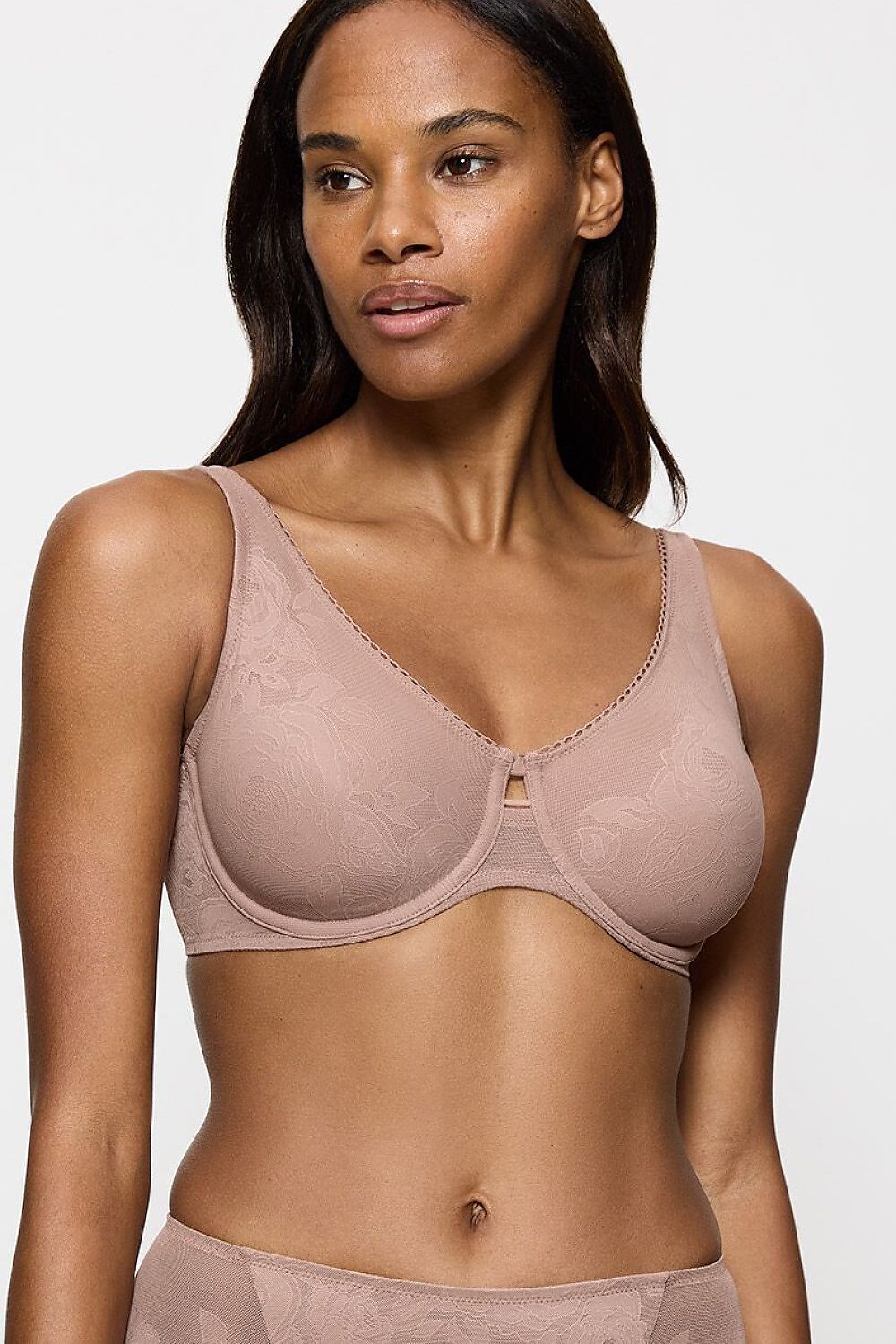  Biustonosz Soft Minimizer Model Wild Rose Sensation W01 10205953-00ZE 225954 Cacao - Triumph 