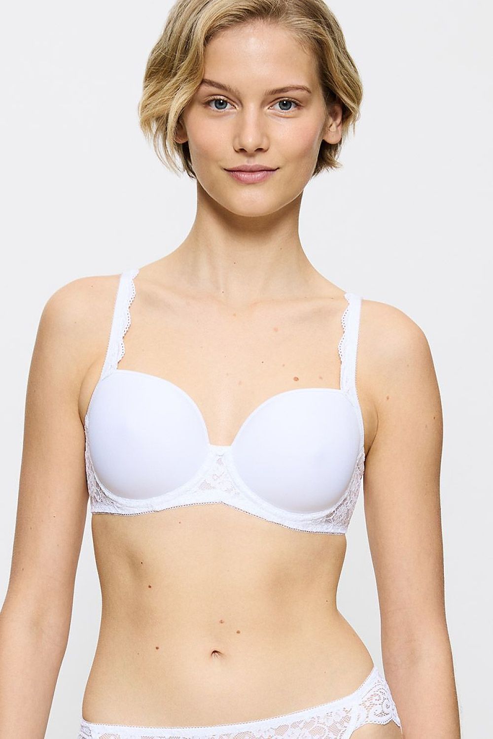  Biustonosz push up Biustonosz typu spacer Model Amourette WP 10214770-0003 191706 White - Triumph 