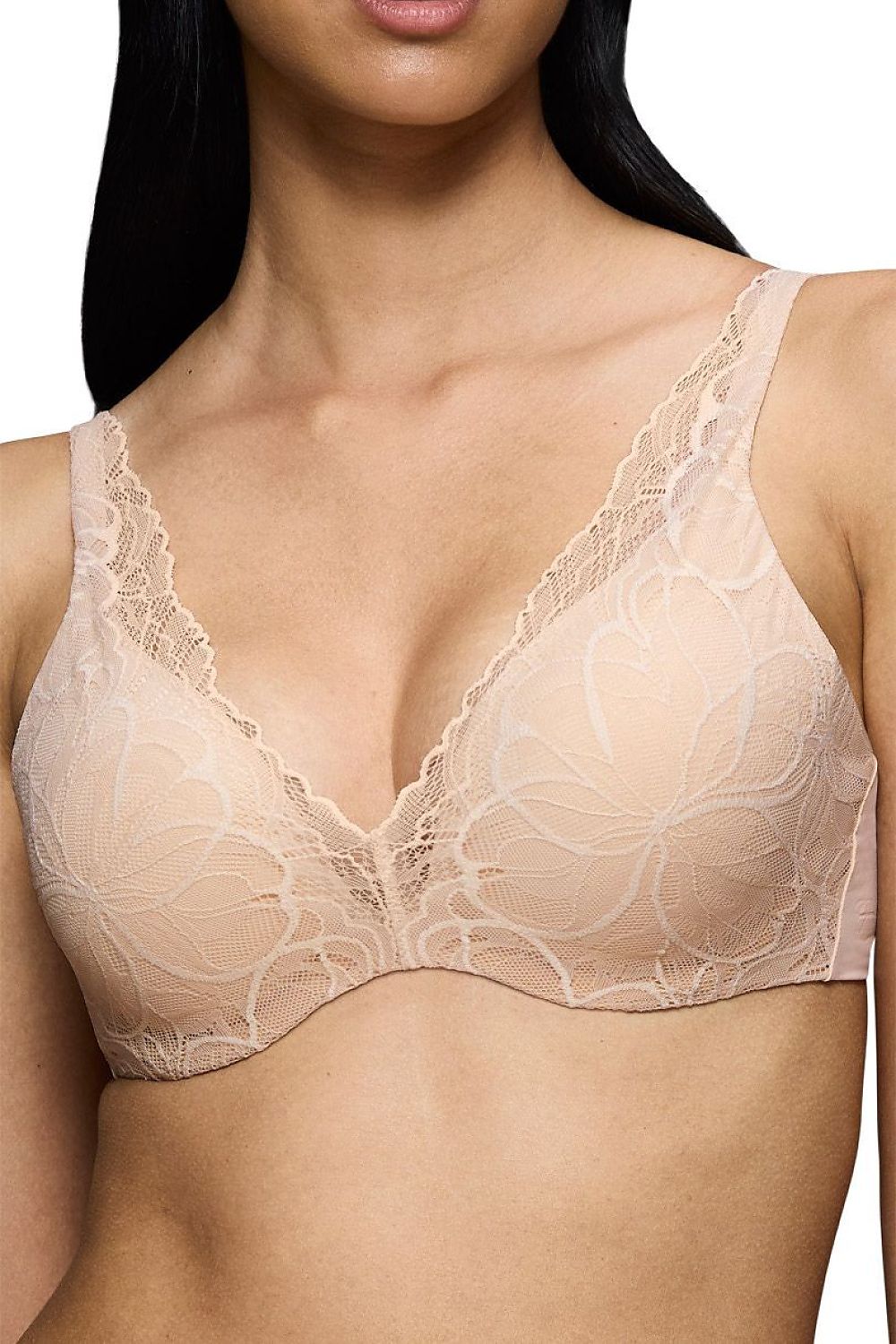  Biustonosz push up Biustonosz Push-up Model Body Make-Up Illusion Lace WP 10219710-00NZ 211444 Beige - Triumph 