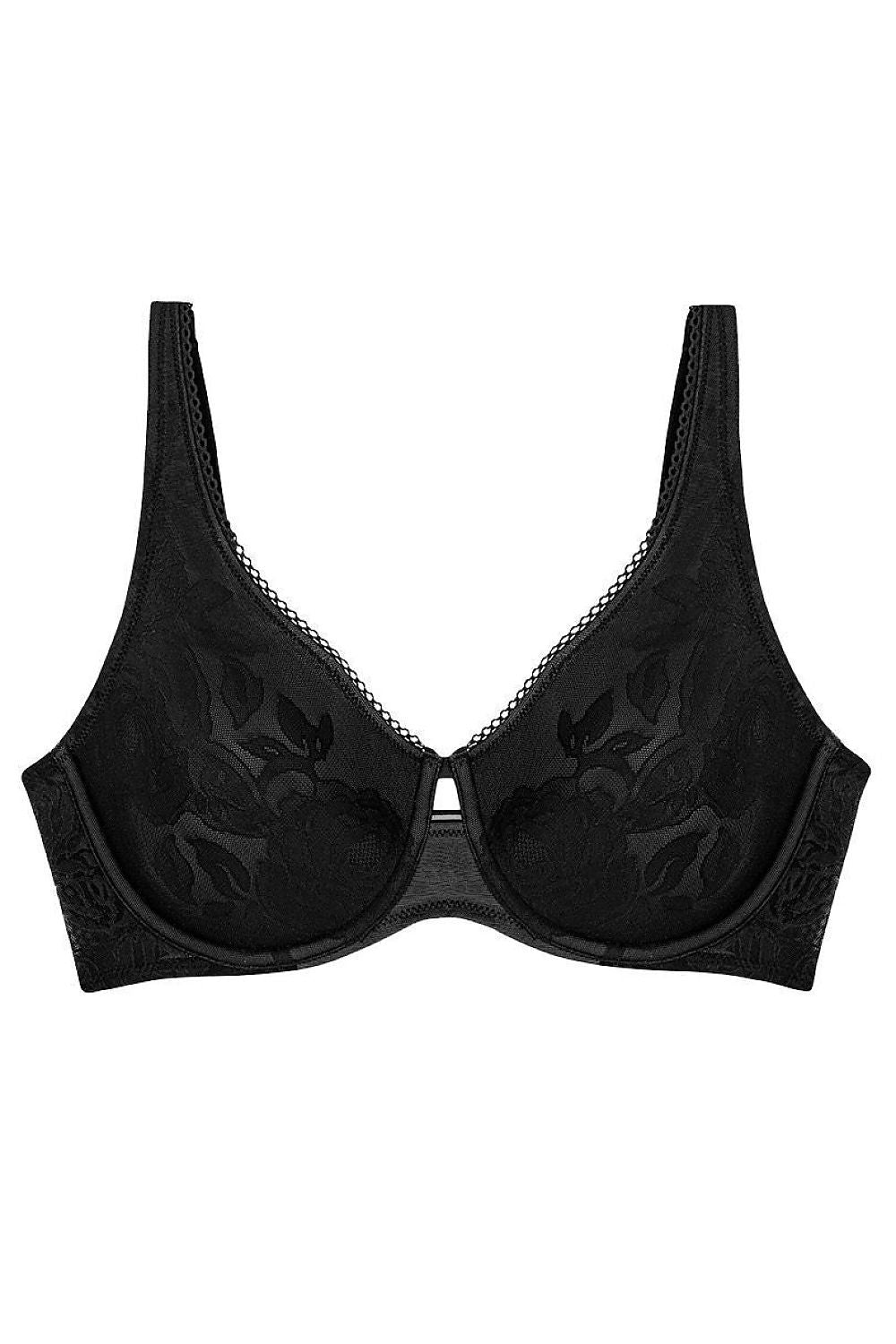  Biustonosz Soft Minimizer Model Wild Rose Sensation W01 10205953-0004 194325 Black - Triumph 