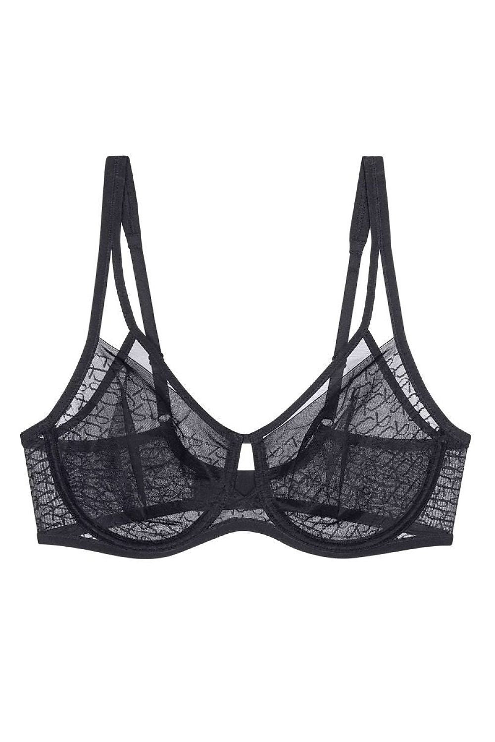  Biustonosz Soft Minimizer Model Signature Sheer W01 EX 10215906 187613 Black - Triumph 