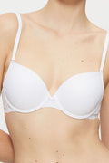  Biustonosz push up Biustonosz Push-up Model Lovely micro 10186624 187493 White - Triumph 