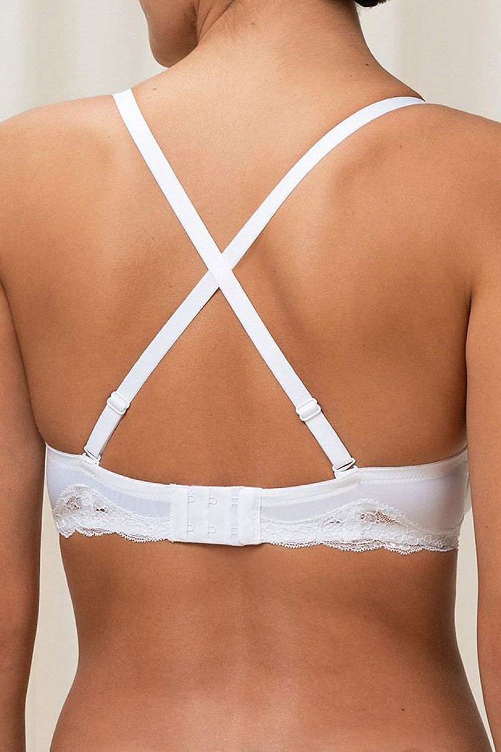  Biustonosz push up Biustonosz Push-up Model Lovely micro 10186624 187493 White - Triumph 